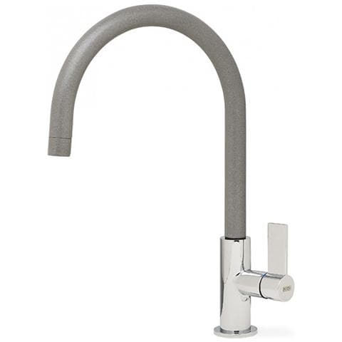 Miscelatore Monocomando Modello Volta 22.3 cm Colore Alluminio 79 - Foto 1