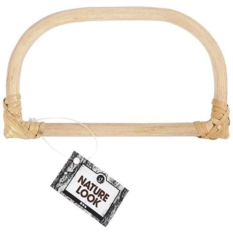 Manico Arrotondato In Bambù - 15,5 X 9 Cm - Foto 1