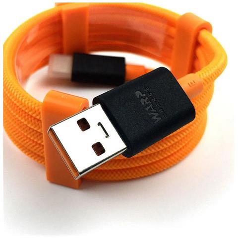 Cavo Dati E Ricarica Usb Type C Originale Warp Ricarica Rapida Orange Mclaren - Foto 3