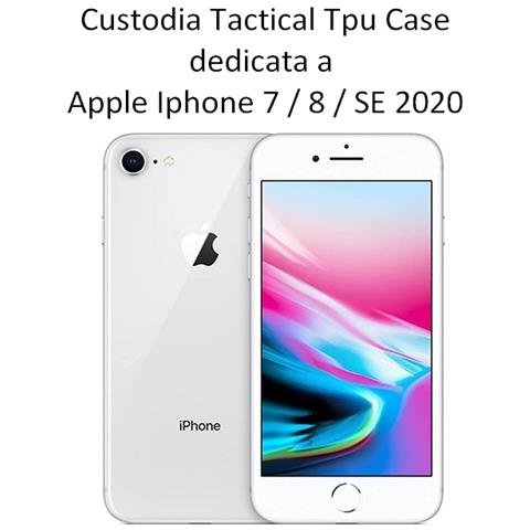 Custodia Originale Tpu Cover Case Per Apple Iphone 7 - 8 - Se (2020) Trasparente - Foto 2