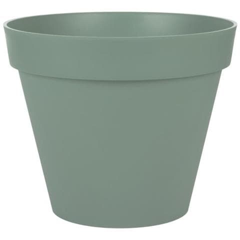 Vaso Da Fiori Tondo Tuscany - Ø 40 X H31 Cm - 23 L - Verde Alloro - Foto 1