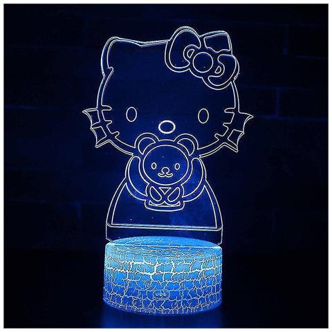 Lampada Gatto 3D BIRBANN - Luci LED 7 Colori, Touch Control, USB/Batteria, Regalo Divertente - Foto 10