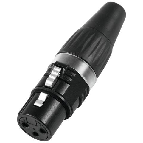 Xlr Plug 3pin Hi-x3cf-blk - Foto 1