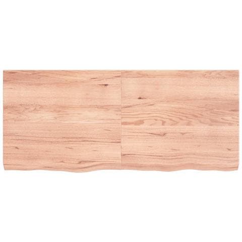 Piano Tavolo Marrone 140x60x (2-6) cm Rovere Massello Trattato - Foto 2