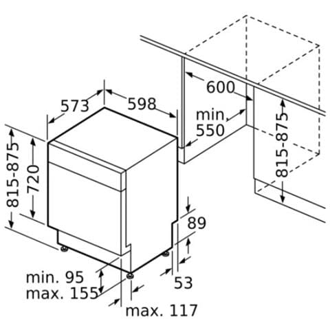 Lavastoviglie SMU4ECS21E da Sottopiano Classe B Capacità 14 Coperti Colore Acciaio Inossidabile - Foto 11