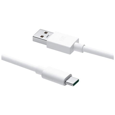Cavo Dati E Ricarica Type C Originale Vooc Ricarica Rapida 100cm Dl129 White Blister Per Smartphone - Foto 5