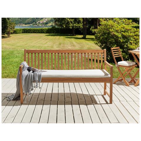 Cuscino Per Panca Bianco Sporco 152 X 54 Cm Vivara - Foto 1