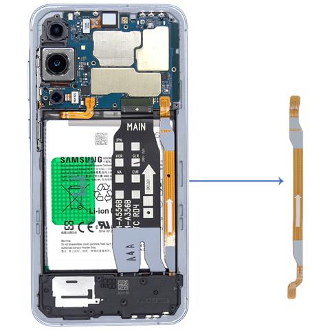 Connettore Frc Scheda Madre Galaxy A55 Originale, Nero - Foto 2