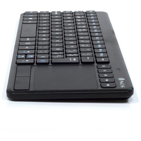 Tastiera con Touchpad Wireless NGS-KEYBOARD-0242  (Layout Italiano) Colore Nero - Foto 2