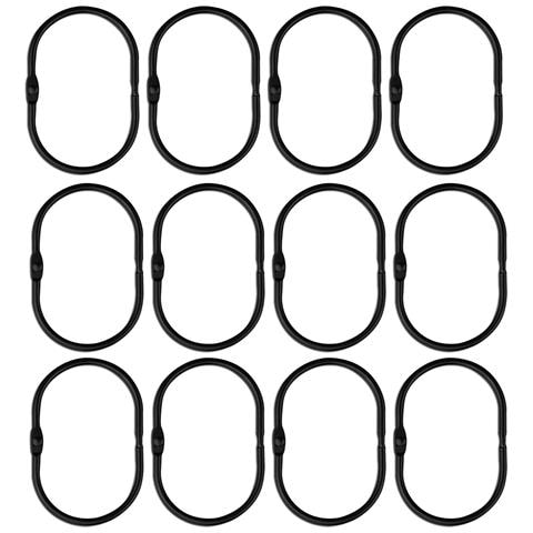 Ganci Per Tende Da Doccia, Anelli, Confezione Da 12 Silver - Foto 2