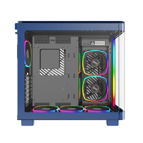 Case King 95 Pro Midi Tower ATX / Micro-ATX / Mini-ITX 3 Porte USB 3.2 Colore Blu - Foto 3