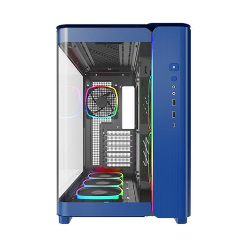 Case King 95 Pro Midi Tower ATX / Micro-ATX / Mini-ITX 3 Porte USB 3.2 Colore Blu - Foto 2