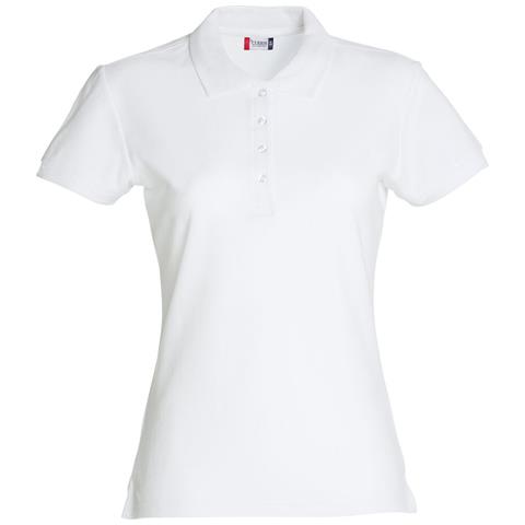 Basic Polo Ladies Bianco L - Foto 1