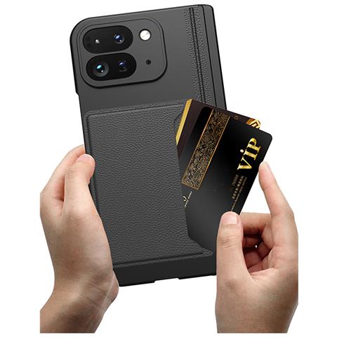 Custodia Elegante Con Supporto Per Google Pixel 9 Pro Fold Black - Foto 1