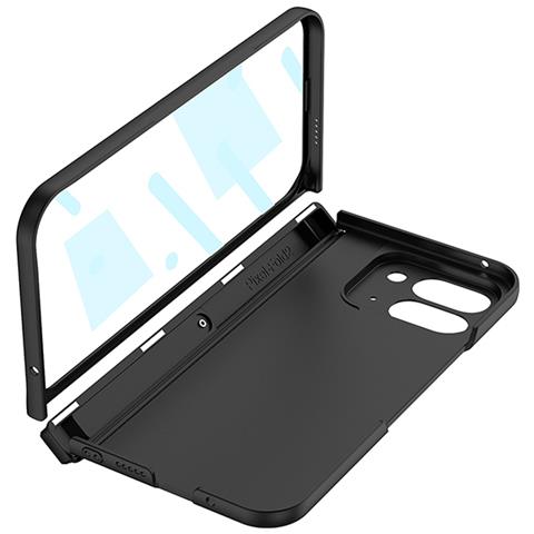 Custodia Elegante Con Supporto Per Google Pixel 9 Pro Fold Black - Foto 5