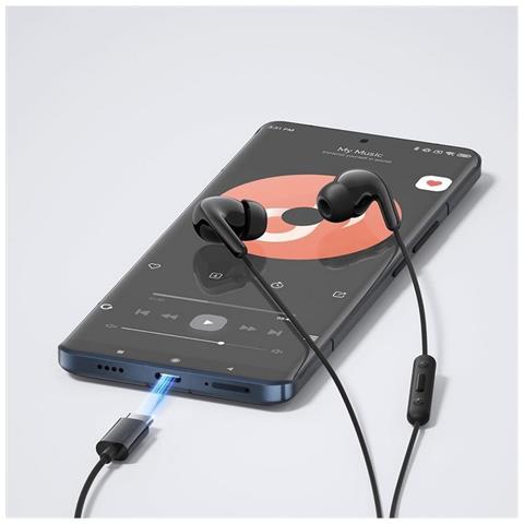 Auricolare Originale A Filo Stereo In-ear Mi Bhr8930gl Type C Black Per Smartphone - Foto 2