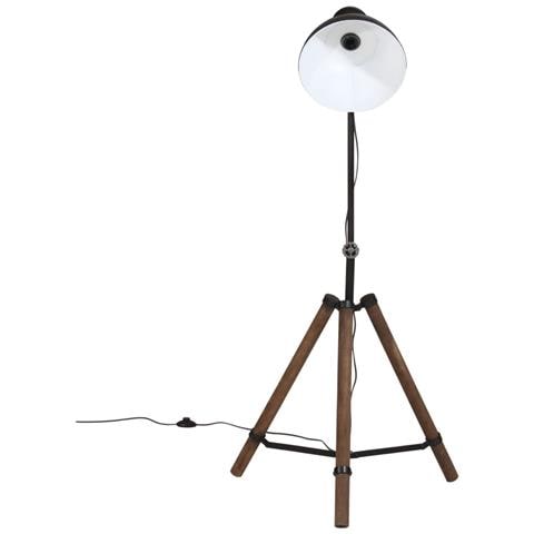 Lampada Da Terra 25 W Nera 75x75x90-150 Cm E27 - Foto 3