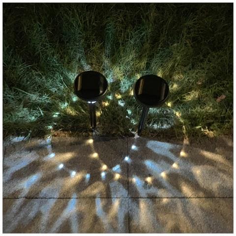 Luci Solari Da Giardino Esterno, Illuminazione Paesaggistica 8 Pezzi - Foto 2