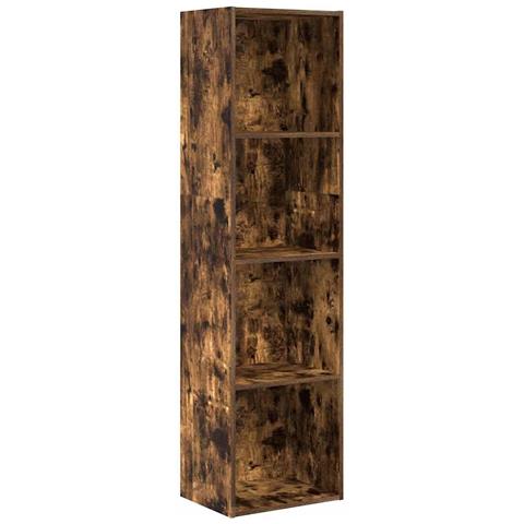 Libreria Rovere Fumo 40x30x152 cm in Legno Multistrato - Foto 1