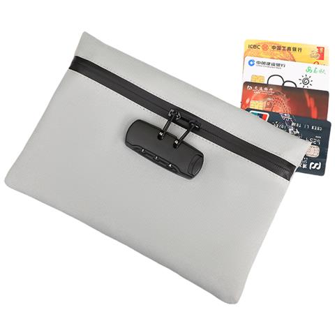 Borsa Antifurto Con Lucchetto A Combinazione Grey - Foto 1