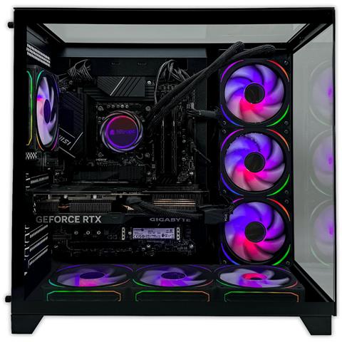 Pc Gaming Estremo Gold Plus V2 Nero - R7 7700x, Rtx 5060 Ti 16 Gb, 32 Gb Ddr5, 2 Tb M2, Win11 - Pronto Per Giocare - Foto 2