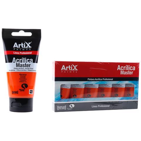 Confezione Da 6 Pezzi. Pittura Acrilica Esperto 75 Ml Arancione - Foto 1