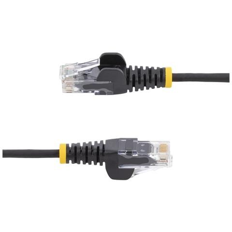 Cavo Ethernet CAT6 Nero da 7m; Patch UTP con Plug RJ45 Antigroviglio e Rilievi di Trazione, Cavo Lan Slim in Rame Puro 28AWG, Sottoposto a test Fluke - Foto 5
