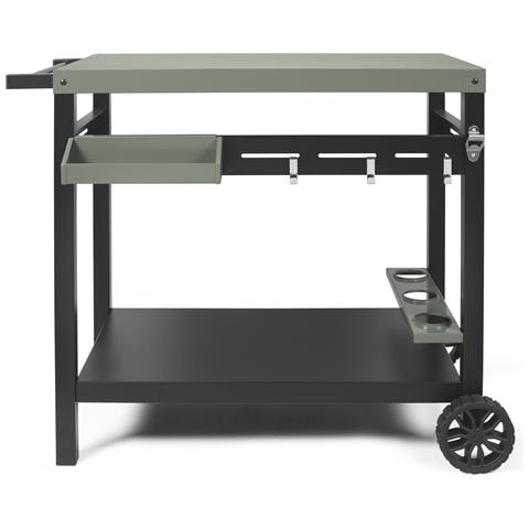 Carrello Di Servizio Color Cachi 100,5x63x81cm - Gs167v - Foto 1