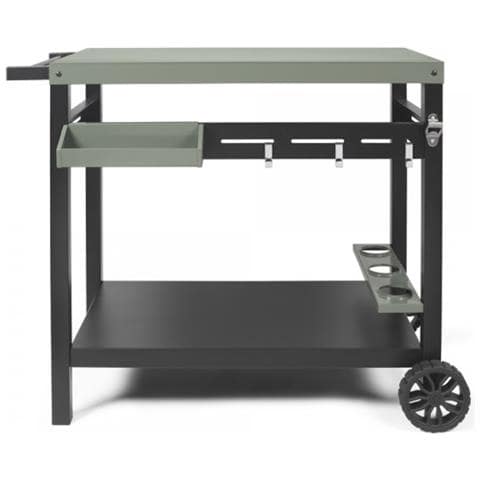 Carrello Di Servizio Color Cachi 100,5x63x81cm - Gs167v - Foto 2