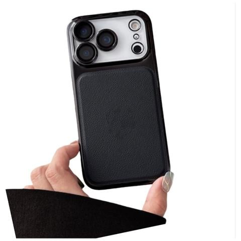 Custodia Protettiva Nera In Pc+pu Compatibile Con Iphone 17 Air - Antiurto, Antigraffio, Anti-impronta - Foto 1