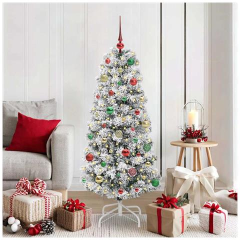 Albero di Natale Artificiale con Rami Pieghevoli 150 cm - Foto 2