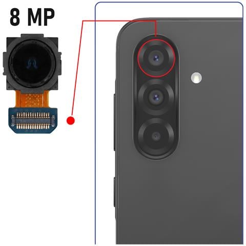Fotocamera Posteriore Per Samsung Galaxy A56 Grand Angle 12mp - Foto 8