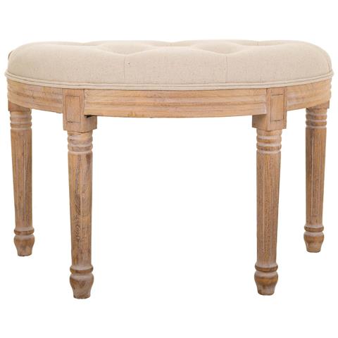 Panchina In Legno Marrone 62x45x48 - Foto 2