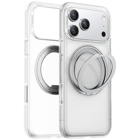 Cover per iPhone 17 Pro Max - TPU+PC, Trasparente, MagSafe - Foto 2