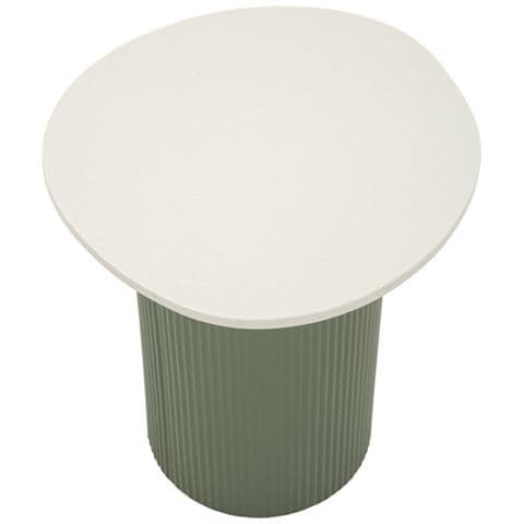 Tavolino Vkh1121-verde-marmo Artificiale-40x42x45 Cm - Foto 2