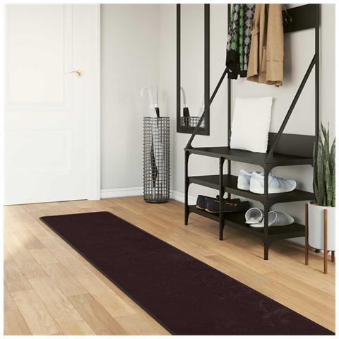 Runner Tappeto MARSA Antracite 350 x 50 cm Poliestere e PVC - Foto 2