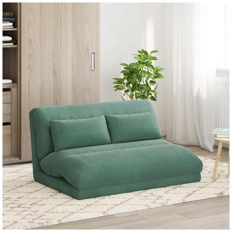 Sedia a pavimento regolabile Verde Mare Velluto - Foto 2