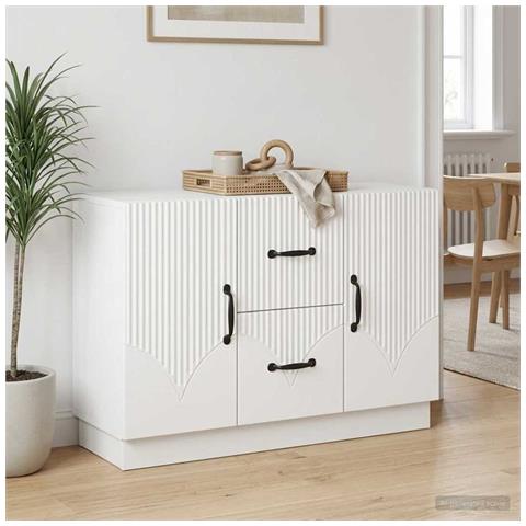 Credenza Bianco 89 x 34,5 x 57 cm Legno ingegnerizzato - Foto 2