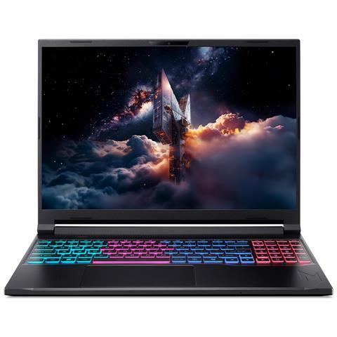 Nitro V 16S ANV16S-71-77SA Intel Core 7 240H Computer portatile 40,6 cm (16") WQXGA 16 GB DDR5-SDRAM 1 TB SSD NVIDIA GeForce RTX 5070 Wi-Fi 6 (802.11ax) Windows 11 Home Tedesco Nero - Foto 1