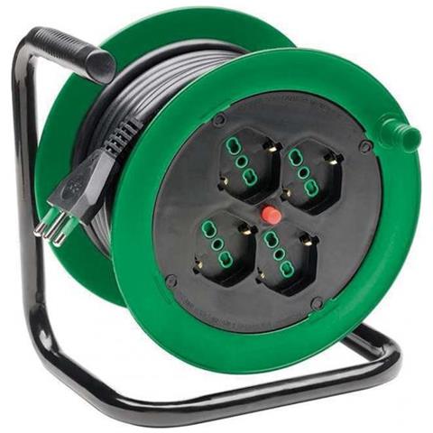 Avvolgicavo 4 Prese 16a - 15m - Foto 2