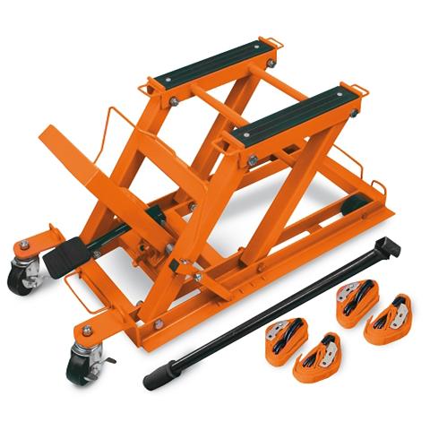 Piattaforma Di Sollevamento Motocicli Modello MH 680 - Portata 680 Kg - Ultra Compatta Con Cinghie Di Sicurezza - Foto 1