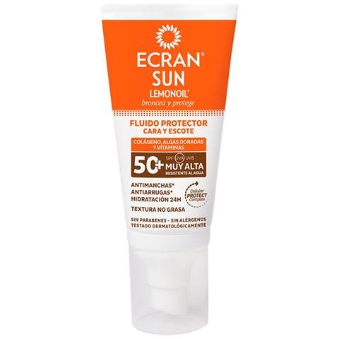 Protezione solare - Sun Lemonoil Face And Neck Fluid Spf50 50ml - Foto 1