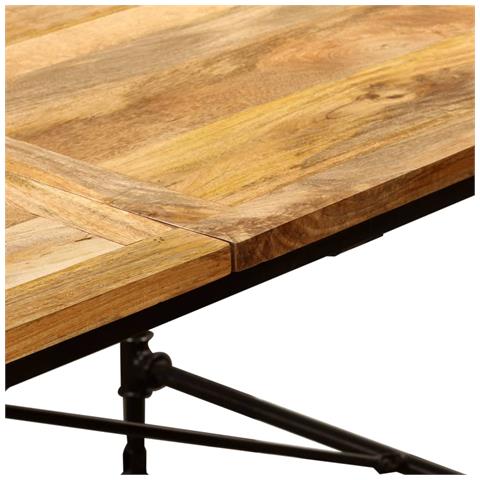 Tavolo Da Pranzo In Legno Massello Di Mango 240 Cm - Foto 2
