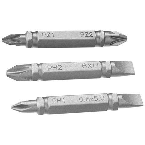 Inserti Per Avvitatori Doppia Funzione In Set - Pz1-sl5 Pz2-sl6 Sl4-7.2 Mm 48 (3pz) - Foto 2