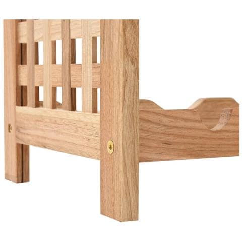 Portavini Da 25 Bottiglie In Massello Di Noce 63x25x73 Cm - Foto 9