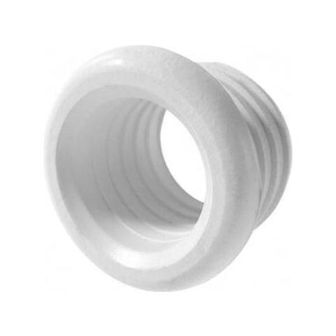 Polypiùe Tubo Capo Riduttore Adattatore Del Connettore In Gomma Rifiuti Pushfit 40 Millimetri Bianco X 25mm - Foto 1