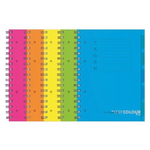 Cf5 Quaderno Spiralato Fluo A4 5mm - Foto 1