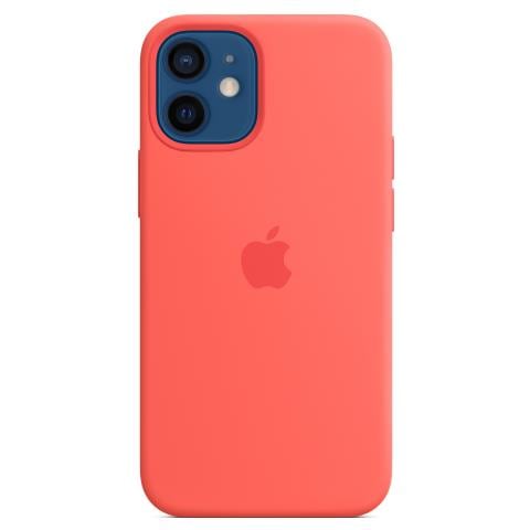 Silicone Case For Iphone 12 Mini With Magsafe Pink Citrus - Foto 1