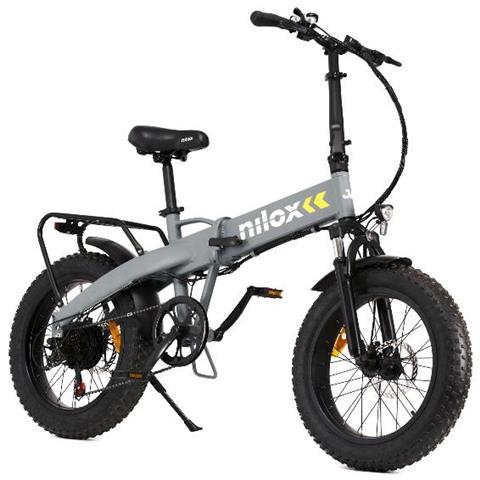 Bicicletta Elettrica J4 Plus Ruote 20" 36 Volt Motore 250 Watt Colore Grigio - Foto 2