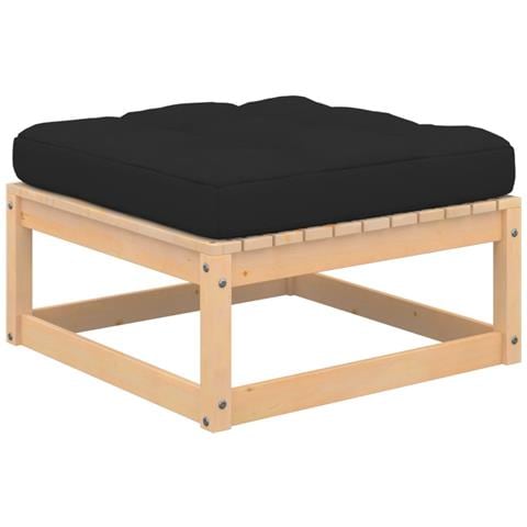 Set Divani da Giardino 4 pz con Cuscini Legno Massello di Pino - Foto 2